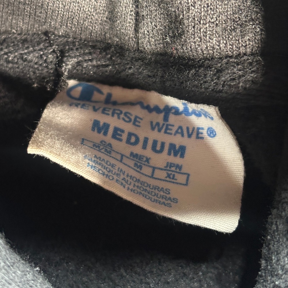 Champion Reverse Weave Men's Medium Sweatshirt FaZe Clan Hoodie Black Gaming - Picture 3 of 7